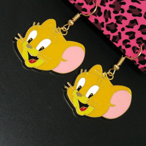 NWOT Tom & Jerry Drop Earrings - Picture 3 of 3
